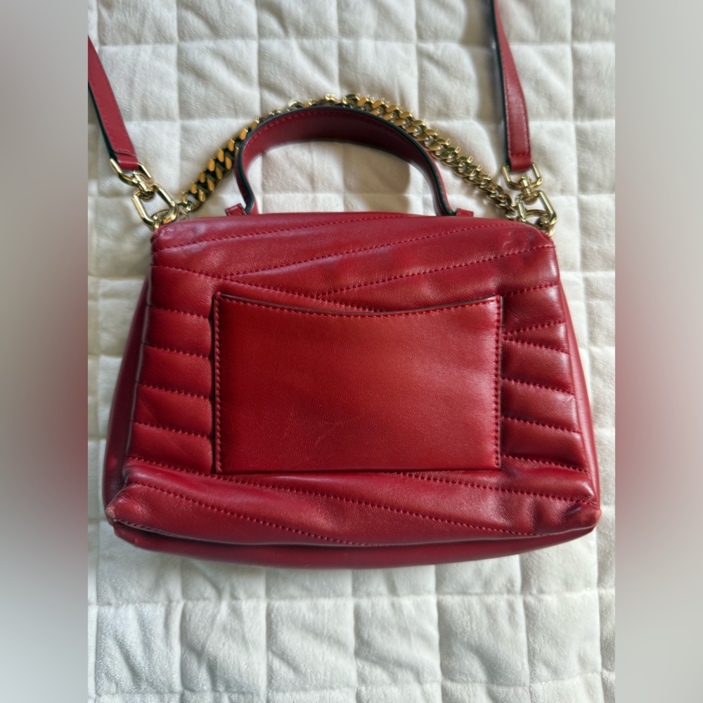 Tory Burch Kira Red Quilted Leather Bag ❤️ - Picture 11 of 15